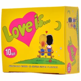 Жевательная резинка Love is со вкусом кокоса и ананаса картинка 365637 - МосИгра